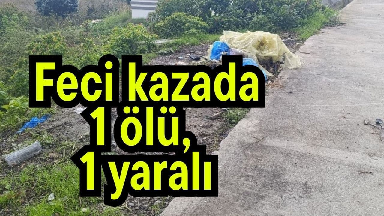 Feci kazada 1 ölü, 1 yara alan