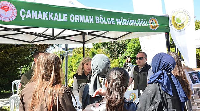 Çanakkale Orman Bölge Müdürlüğü, Üniversite Tanıtım Günleri’nde Öğrencilerle Buluştu