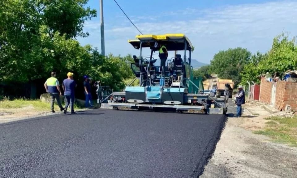Güllüce - Ezine Yolu Yenileniyor