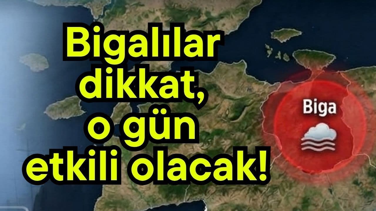 Biga’da Sisli Hava Uyarısı: Perşembe Gününe Dikkat!