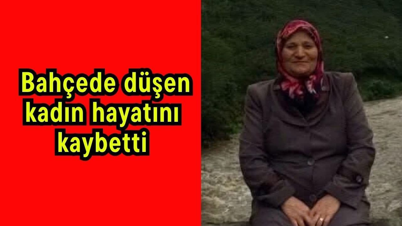 Çanakkale'li Giresun'da Fındık Bahçesinde Düşen Kadın Hayatını Kaybetti