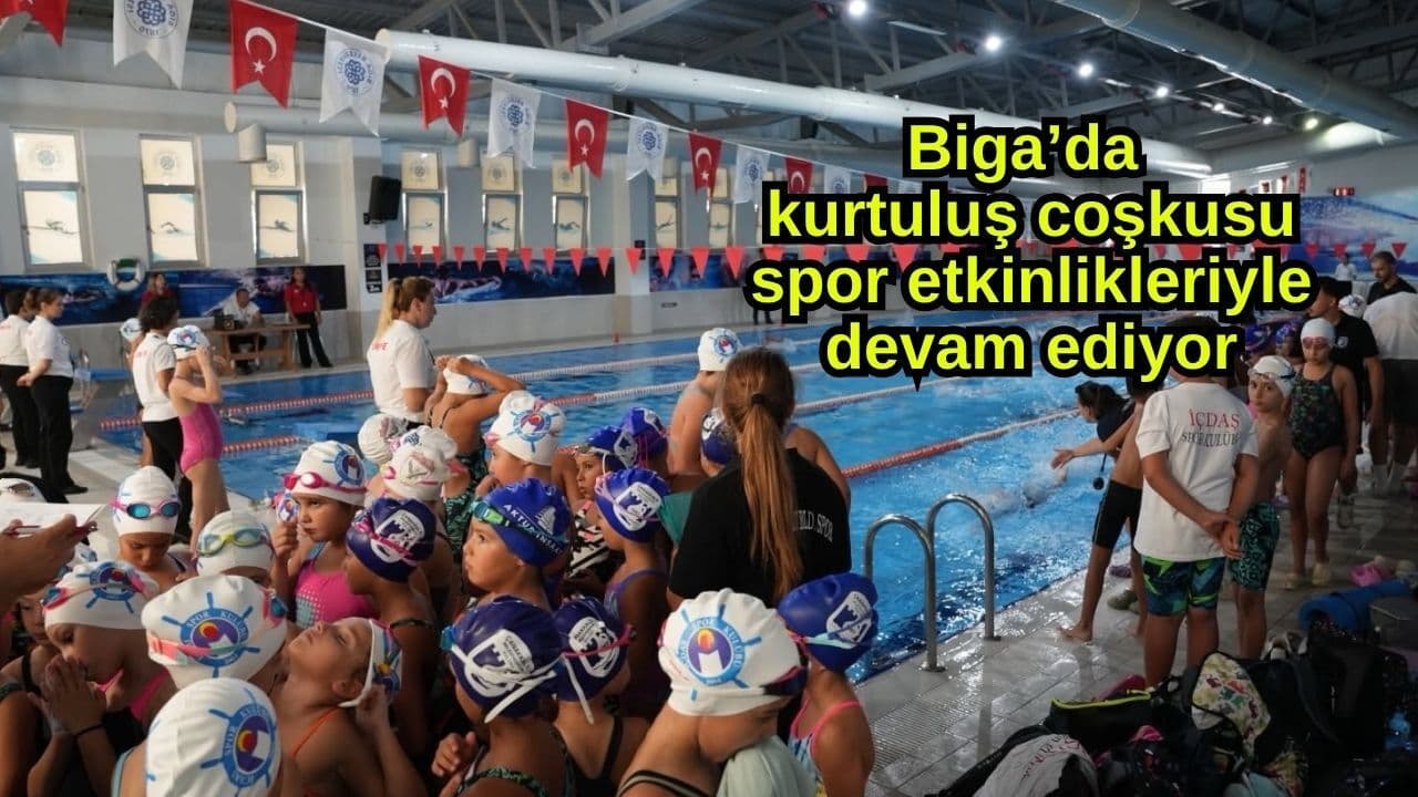 Biga’da 104. Kurtuluş Yıl Dönümü Spor Etkinlikleri Coşkuyla Sürüyor