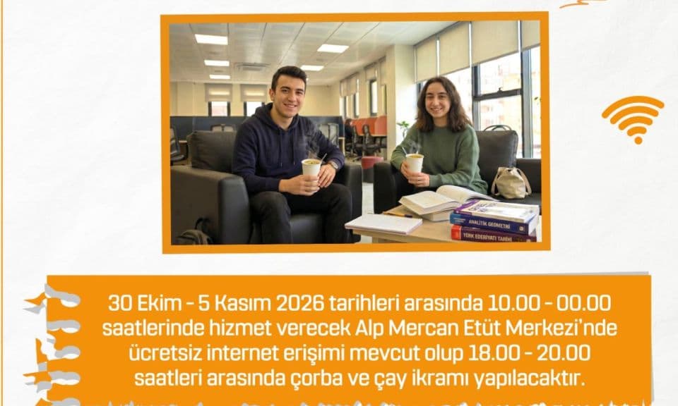 Alp Mercan Etüt Merkezi, Çanakkale'deki Üniversite Öğrencilerine Uzun Saatli Destek Sunacak
