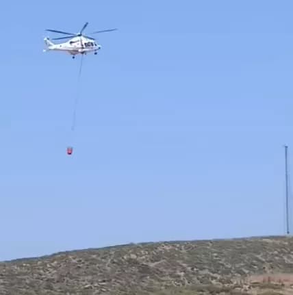 Kayaltepe'deki Anız Yangını Kontrol Altına Alındı