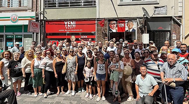 BAŞKAN ERKEK'TEN YENİ PARTİ KEPEZ BELDE ÖRGÜTÜ'NE ZİYARET