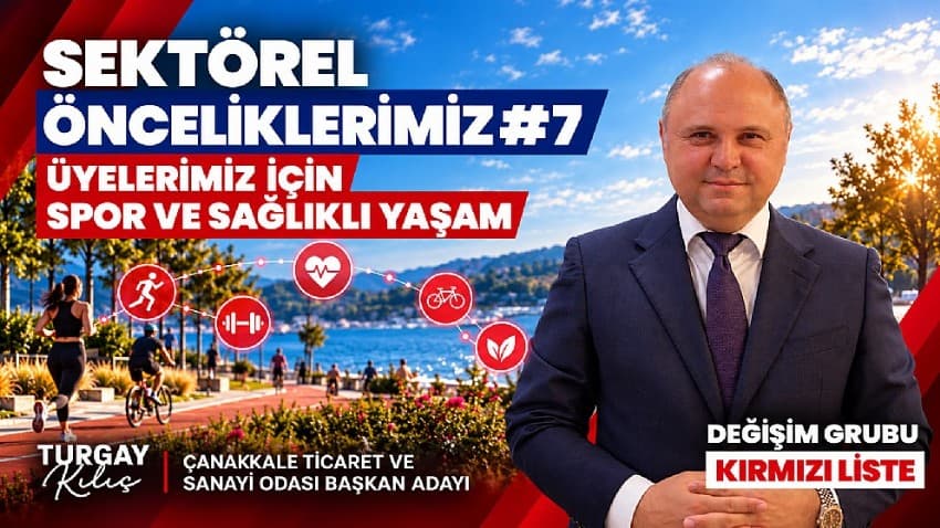 ÇTSO Başkan Adayı Turgay Kılıç’tan Üyelere Spor ve Sağlıklı Yaşam Projesi