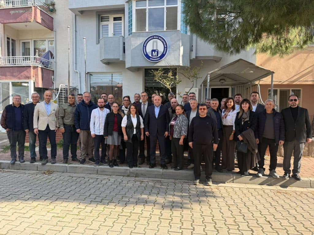 Turgay Kılıç ve Değişim Grubu, Çanakkale Mali Müşavirler Odasını Ziyaret Etti