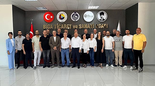 BİGA TSO'DA İSTİŞARE TOPLANTISINDA GÜNDEM EKONOMİ VE PROJELER OLDU