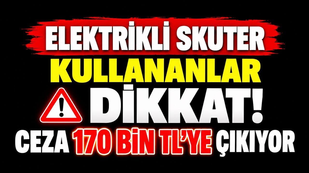 Çanakkale’de Elektrikli Skuter Kullanımında Yeni Cezalar: 170 Bin TL’ye Kadar