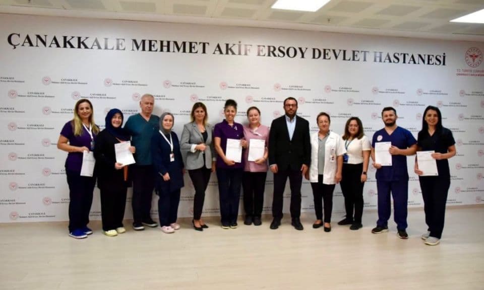 Çanakkale'de 5. Dönem Palyatif Bakım Hemşireliği Sertifika Programı sona erdi