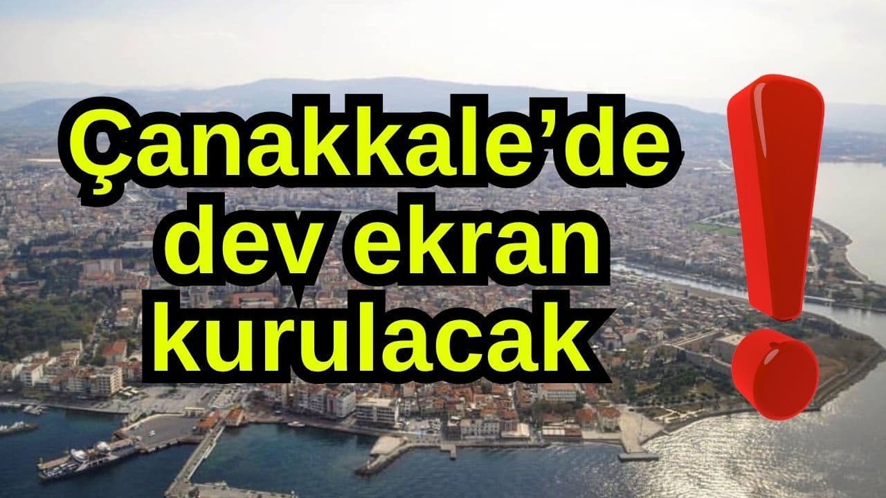 Çanakkale’de Dev Ekranla Avrupa Voleybol Şampiyonası Finali İzlenecek