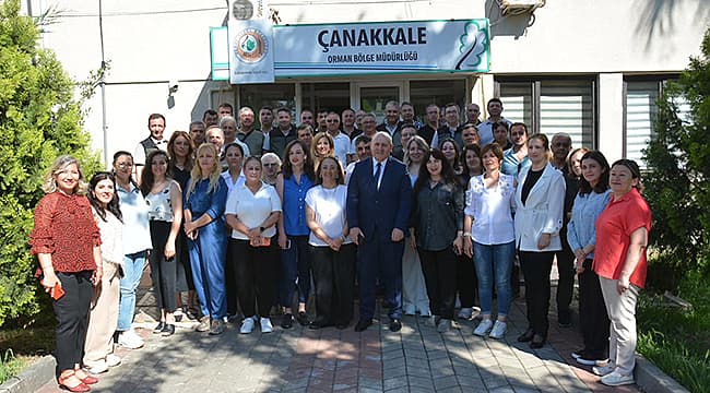 ORMAN BÖLGE MÜDÜRLÜĞÜ'NDE BAYRAMLAŞMA PROGRAMI DÜZENLENDİ