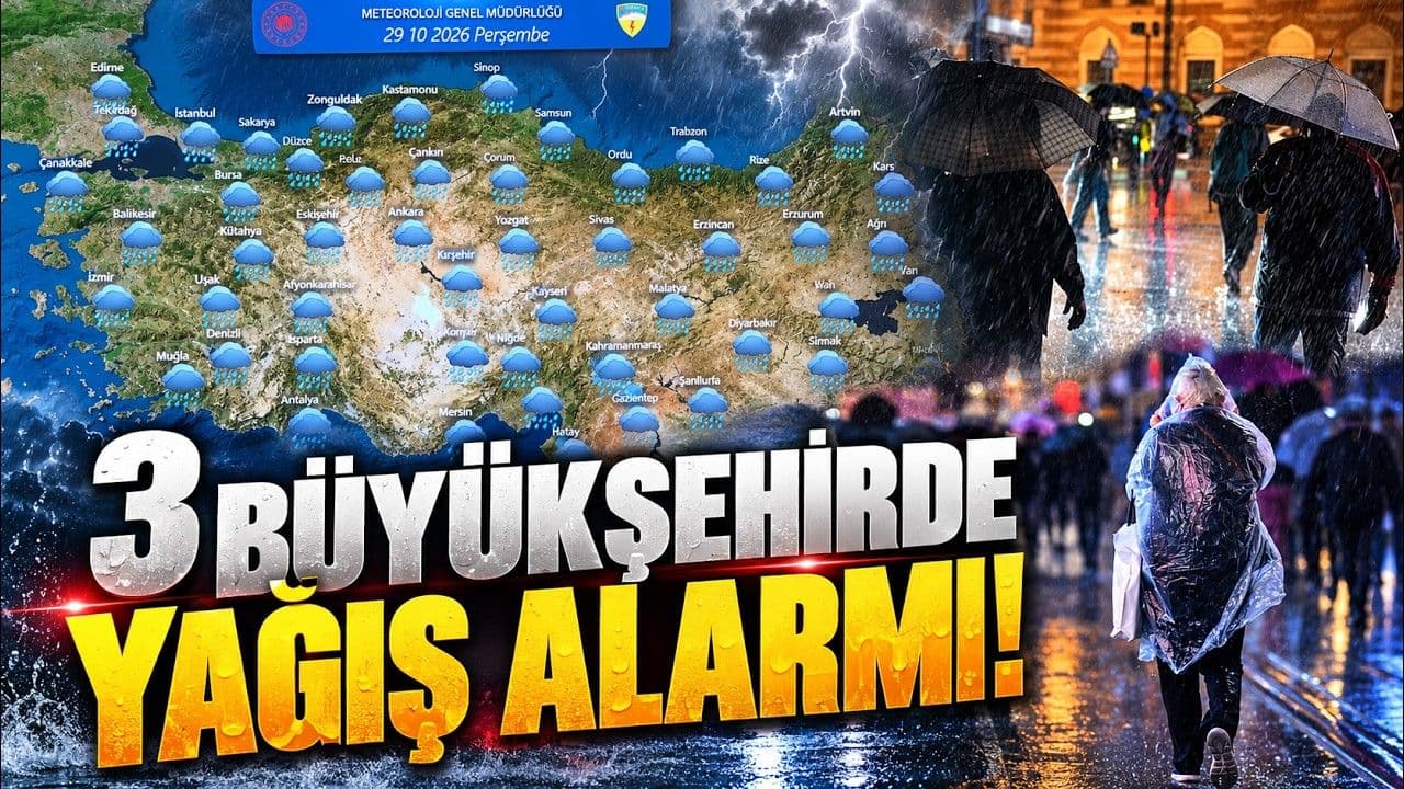 Meteoroloji'den belirleyici ikaz! (Video)
