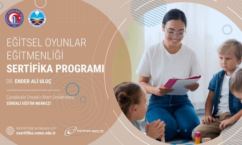 ÇOMÜ'den Eğitsel Oyunlar Eğitmenliği Sertifika Programı