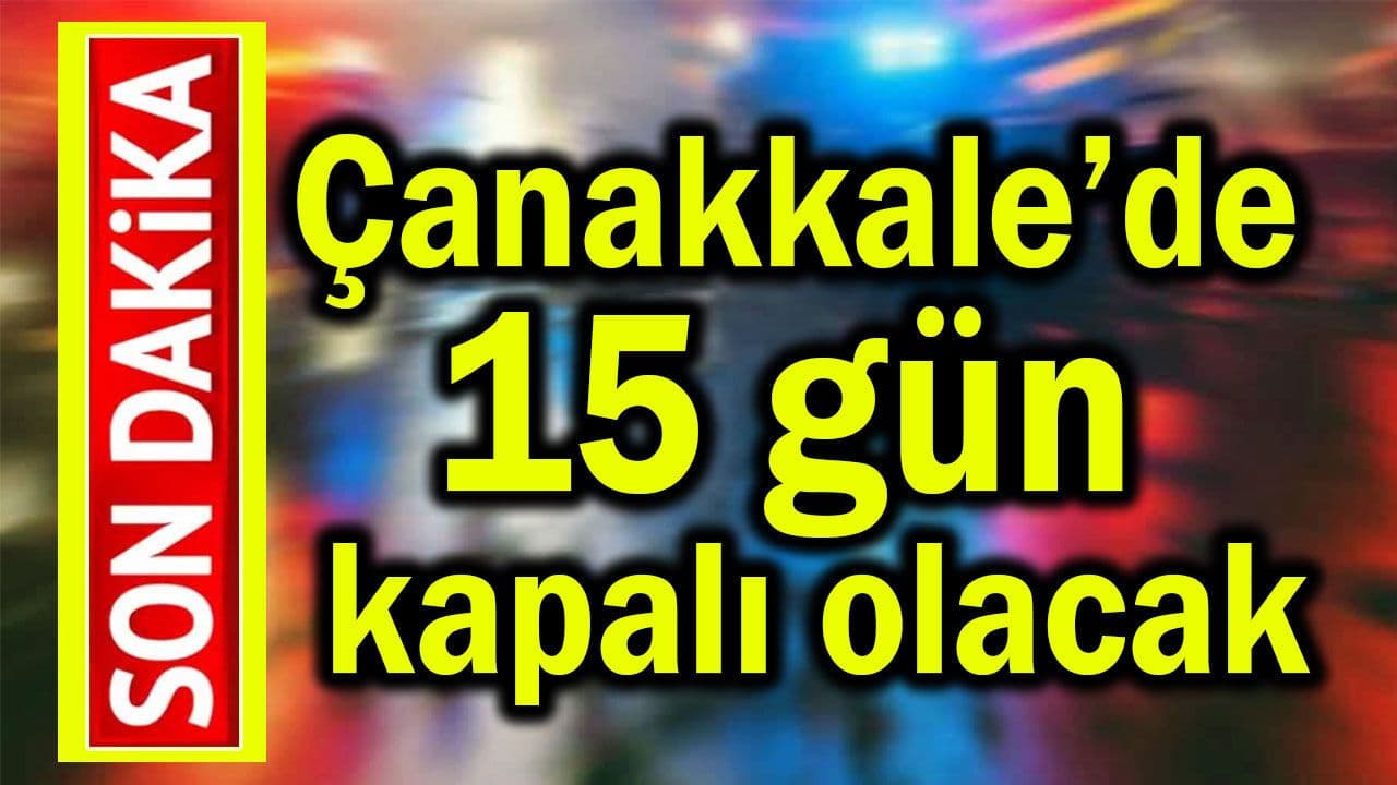 Çanakkale’de 15 Gün Kapalı: Cevatpaşa Mahallesi Kanalizasyon Çalışması