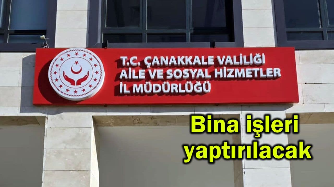 Çanakkale’de Kamu Bina Onarımları İçin Yeni İhale Süreci Başladı