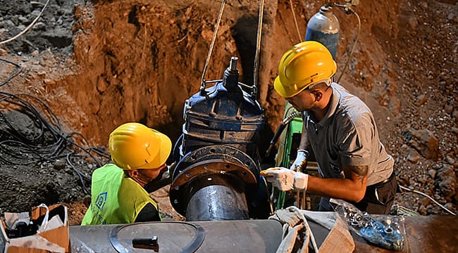ÇANAKKALE BELEDİYESİ, KESİNTİSİZ VE GÜVENLİ İÇME SUYU İÇİN ÇALIŞIYOR