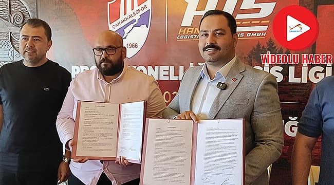 ÇANAKKALESPOR'A YURT DIŞINDAN SPONSOR