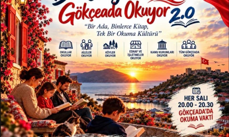 Gökçeada’da Her Salı Kitap Okuma Seferberliği – Çanakkale Halkına Davet