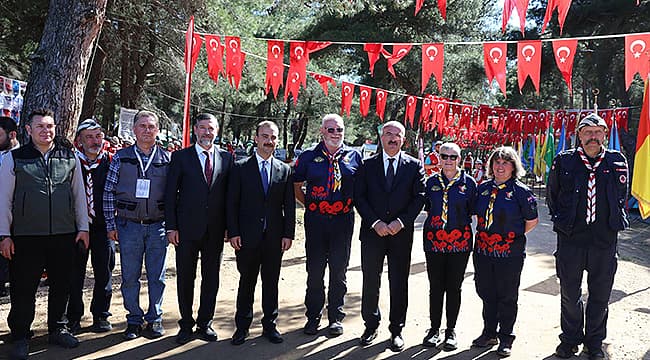 57. Alay Vefa Yürüyüşü için Gelen İzciler Kocadere'de Buluştu