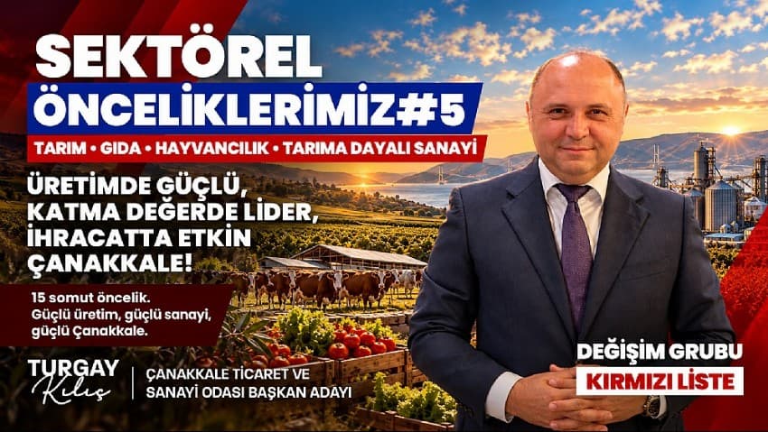 Turgay Kılıç’ın Çanakkale Tarım ve Gıda Yol Haritası – 15 Maddeyle Sürdürülebilir Büyüme