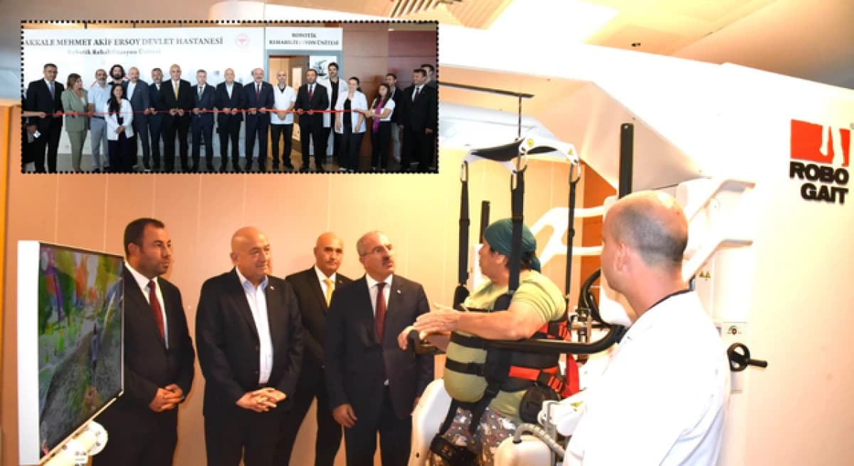 Çanakkale Devlet Hastanesinde son teknoloji robotik rehabilitasyon cihazı kullanılacak