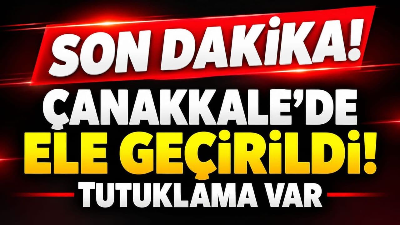 Çanakkale’de Uyuşturucu Operasyonu Sonucunda Tutuklama