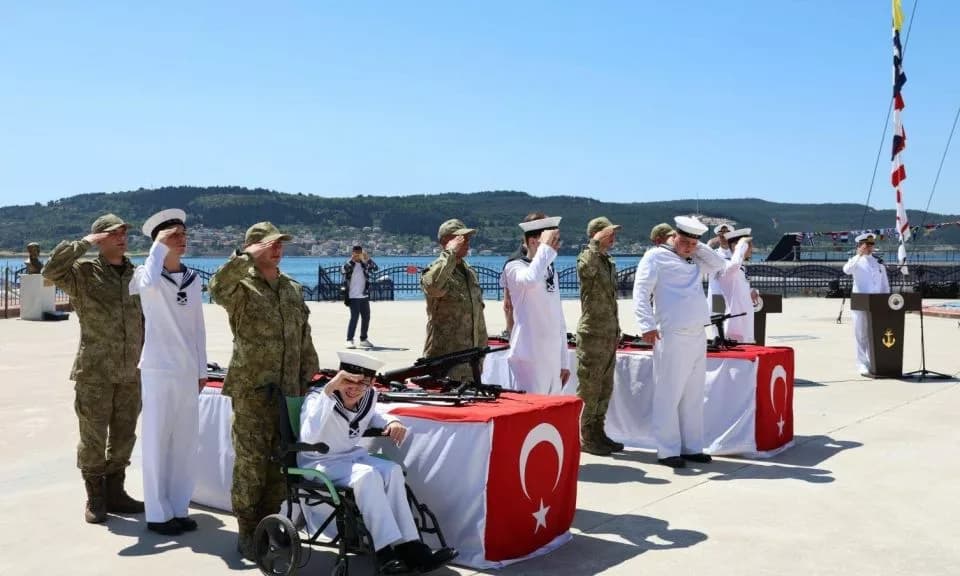 Çanakkale Boğaz Komutanlığında Temsili Askerlik Töreni Düzenlendi