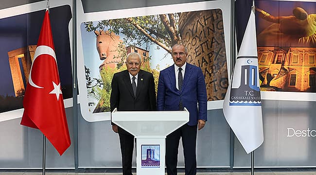 Eski İçişleri Bakanı Muammer Güler'den Vali Toraman'a Ziyaret