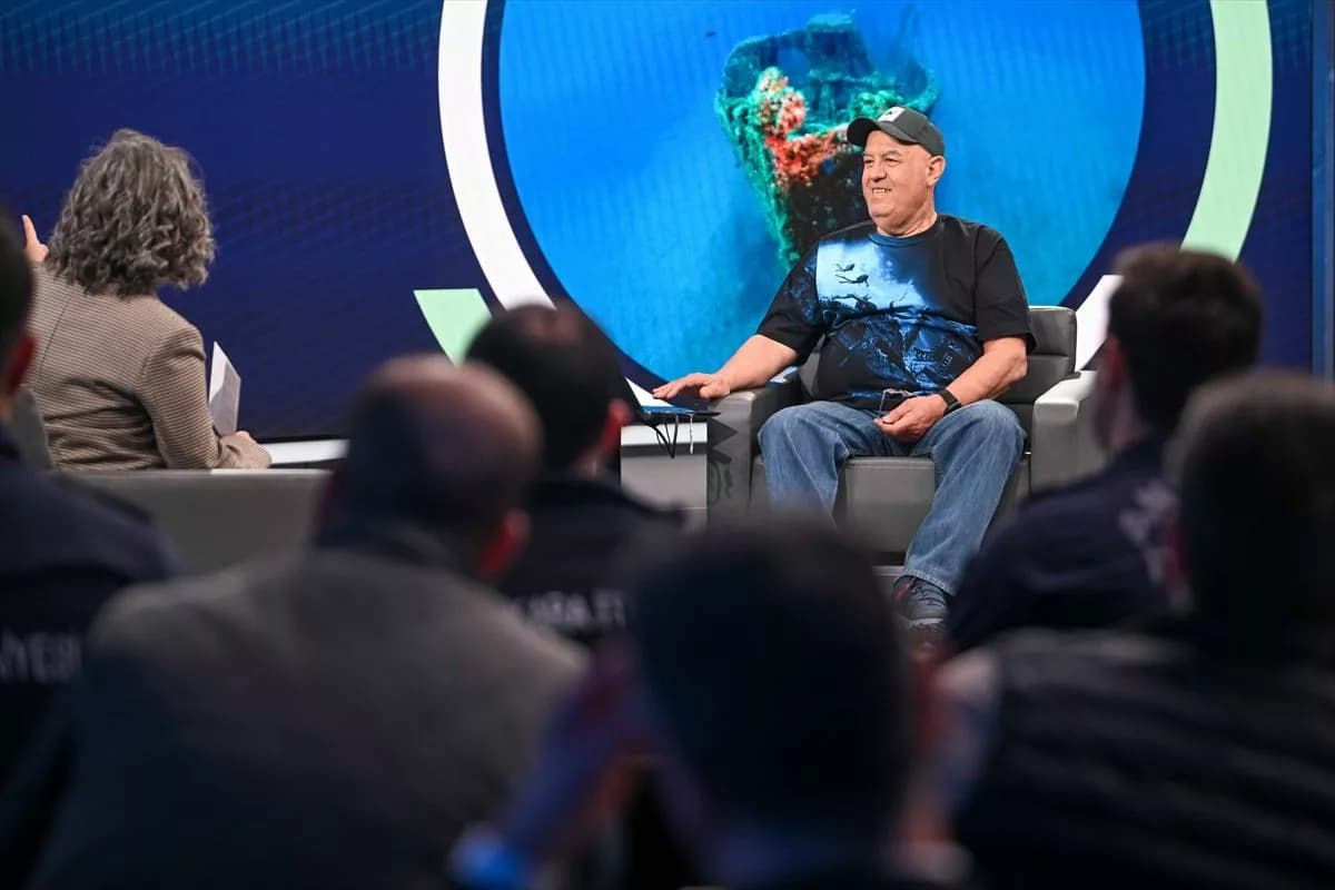 Su Altı Görüntü Yönetmeni Tahsin Ceylan, AAtölye'de Çanakkale'nin Derinliklerini Anlattı