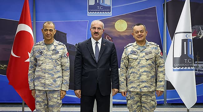 Hava Kuvvetleri Komutanlığı Çanakkale Valisi Ziyareti