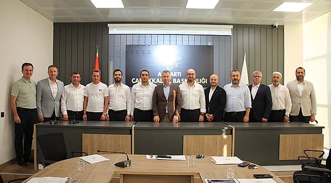 AK Parti Çanakkale İl Başkanlığı, İlçe Teşkilat Çalışmalarını Gözden Geçirdi