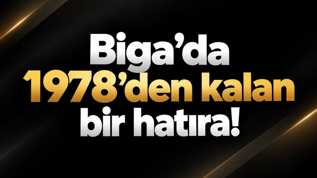 Biga’da 1978’den Gelen Nostaljik Okul Fotoğrafı