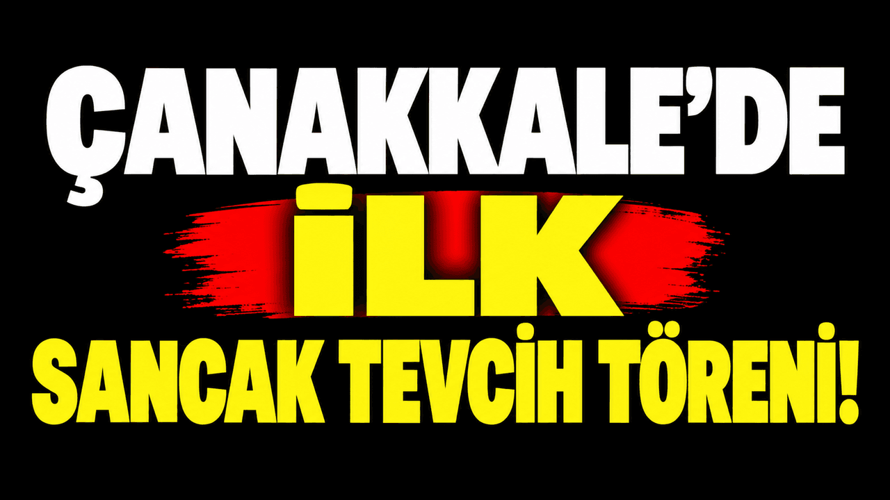 Çanakkale'de 3. Amfibi Deniz Piyade Tugay Komutanlığı'nın Sancak Tevcih Töreni