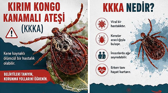 KENEYE KARŞI UYARI: KIRIM KONGO KANAMALI ATEŞİNE DİKKAT!