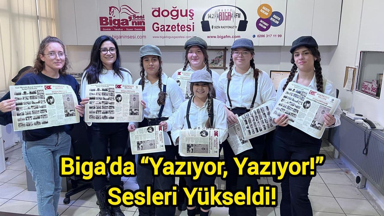“Yazıyor, Yazıyor!” Sesleri Yükseldi Biga’da