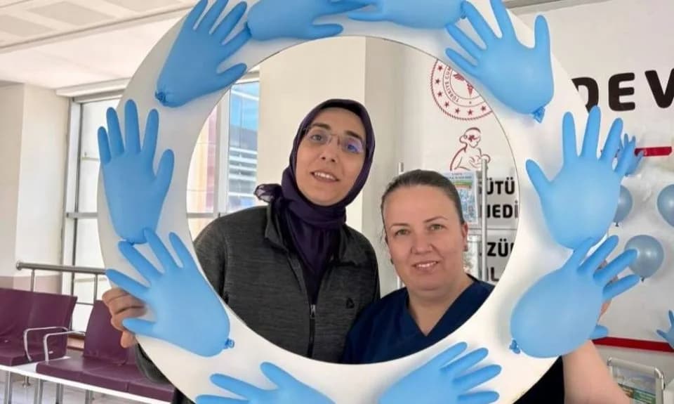 Biga Devlet Hastanesi'nde El Hijyeni Seferberliği