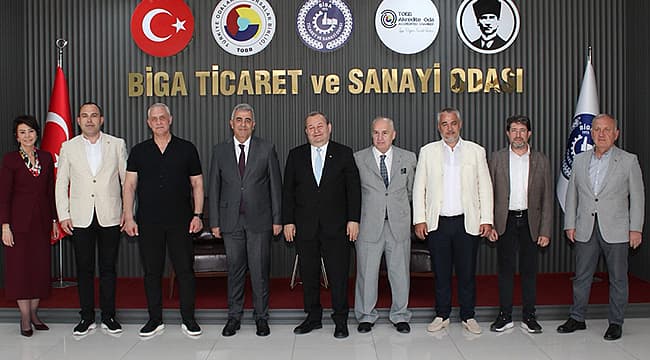 EMNİYET MÜDÜRÜ DAĞISTANLI'DAN BİGA TSO'YA ZİYARET