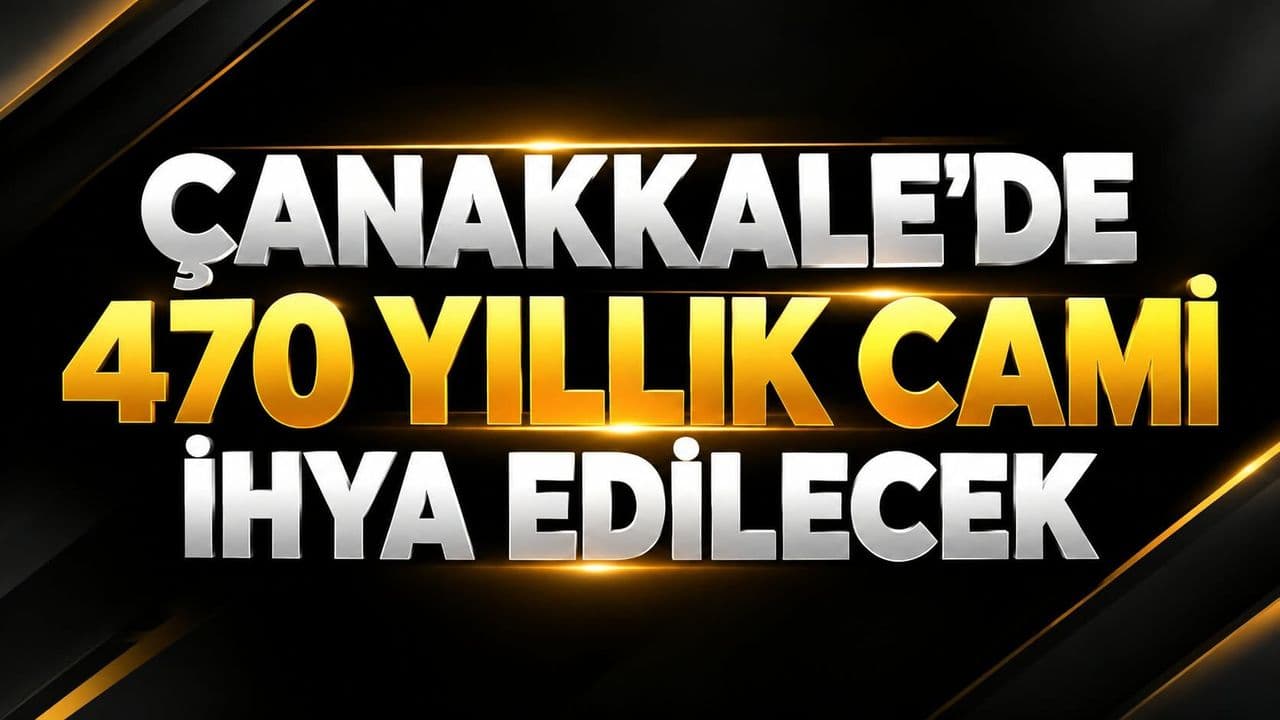 Gökçeada’da 470 Yıllık Atik Camisi Yeniden İnşa Edilecek