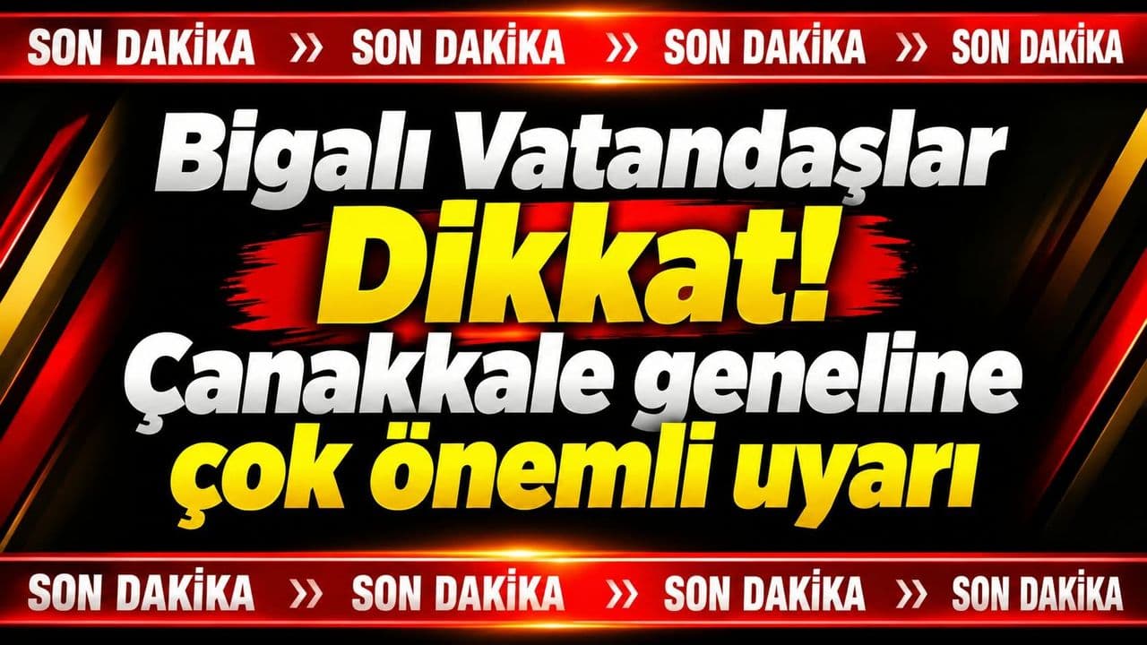 Çanakkale Geneline Önemli Hava Uyarısı: Rüzgar ve Fırtına Bekleniyor