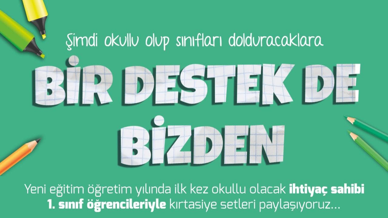 Çanakkale Belediyesi, 1. sınıf öğrencilerine Kırtasiye Seti Desteği Sağlıyor