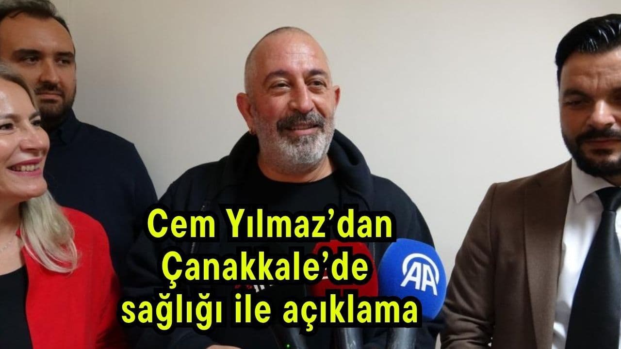 Cem Yılmaz’dan Çanakkale’de sağlığı ile bilgilendirme (Video)
