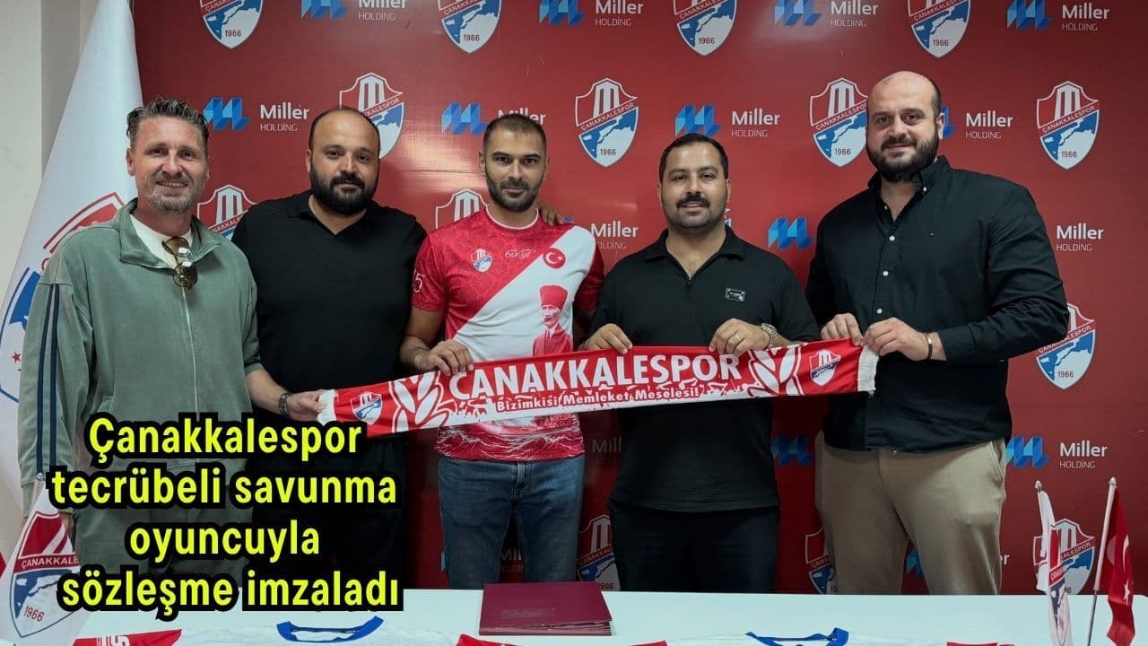 Çanakkalespor Volkan Fındıklı’yı Transfer Etti: Şampiyonluk Hedefinde Yeni Savunma Gücü