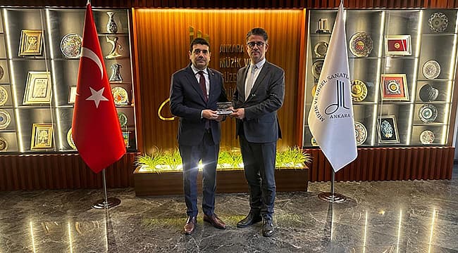 REKTÖR ERENOĞLU'NDAN ANKARA MÜZİK VE GÜZEL SANATLAR ÜNİVERSİTESİNE ZİYARET