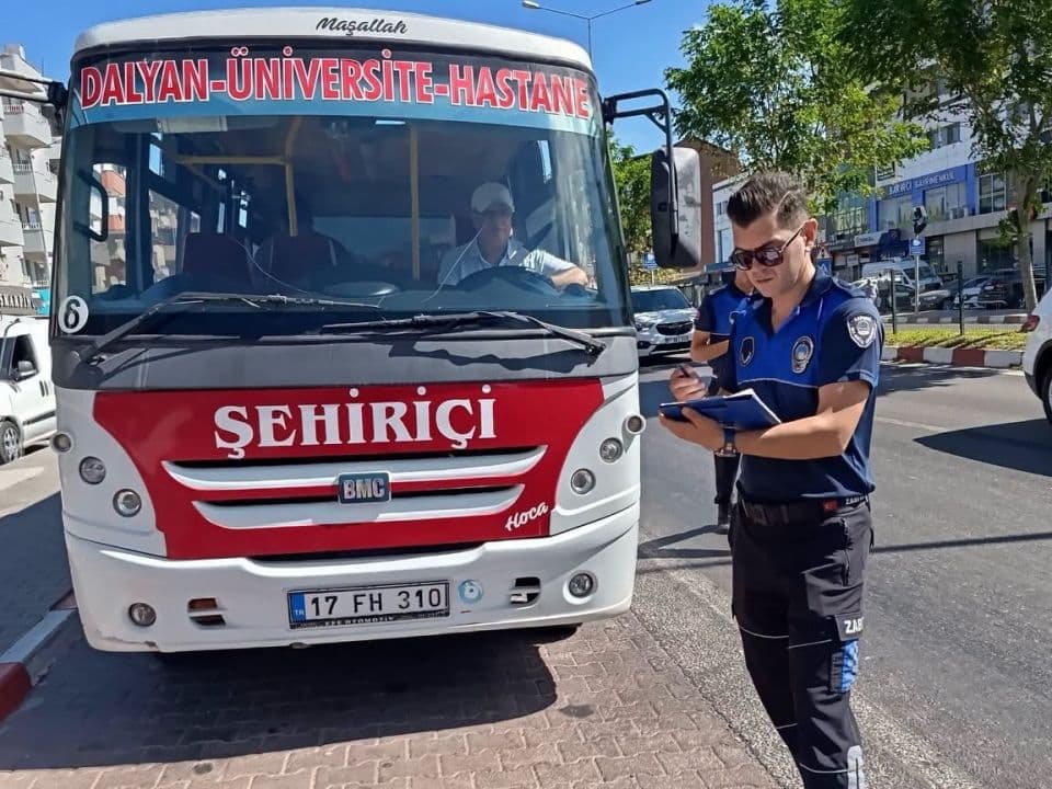 Lapseki’de Toplu Taşıma Araçlarına Sıkı Denetim