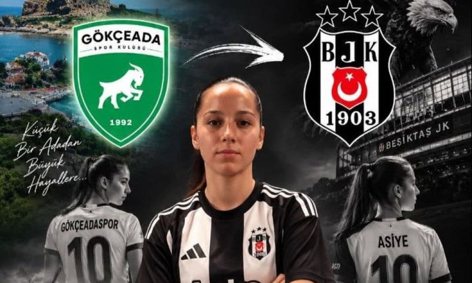 Gökçeadaspor Kadın Futbolcu Asiye Bölükbaşı Beşiktaş'a Transfer Oldu