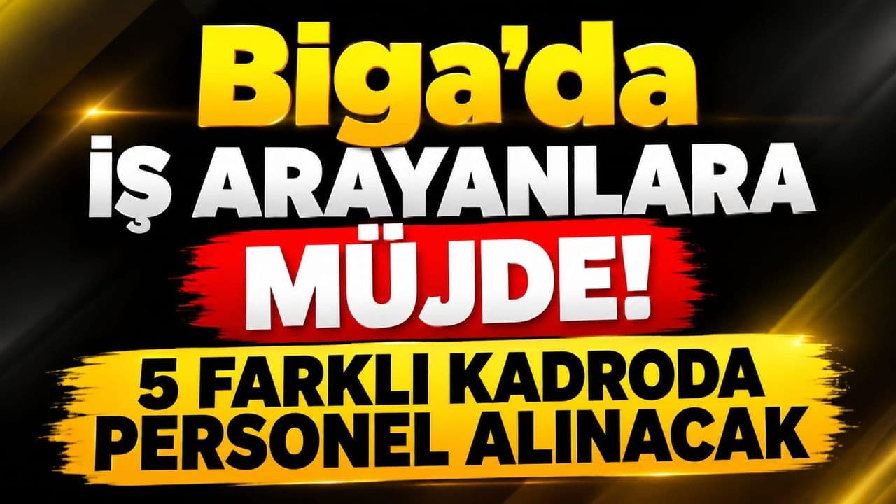 Biga’da 5 Kadroda Personel Alımı – Özel Gümüş Bakım Merkezi İş İlanı