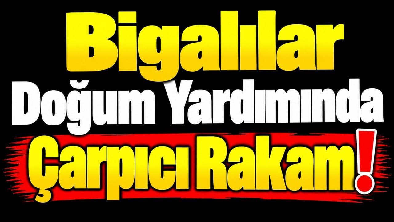 Bigalılar doğum yardımında çarpıcı rakam!