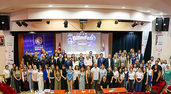 BİLİMFEST ÇANAKKALE PROJESİ TANITILDI