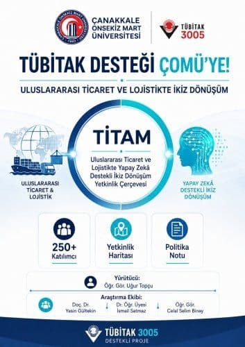 ÇOMÜ Akademisyenlerinden TÜBİTAK 3005 Destekli Yapay Zekâ ve Dönüşüm Projesi